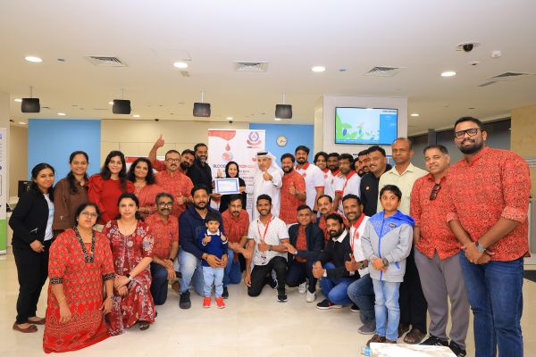 Artwork for the ANRIA Qatar blood donation camp