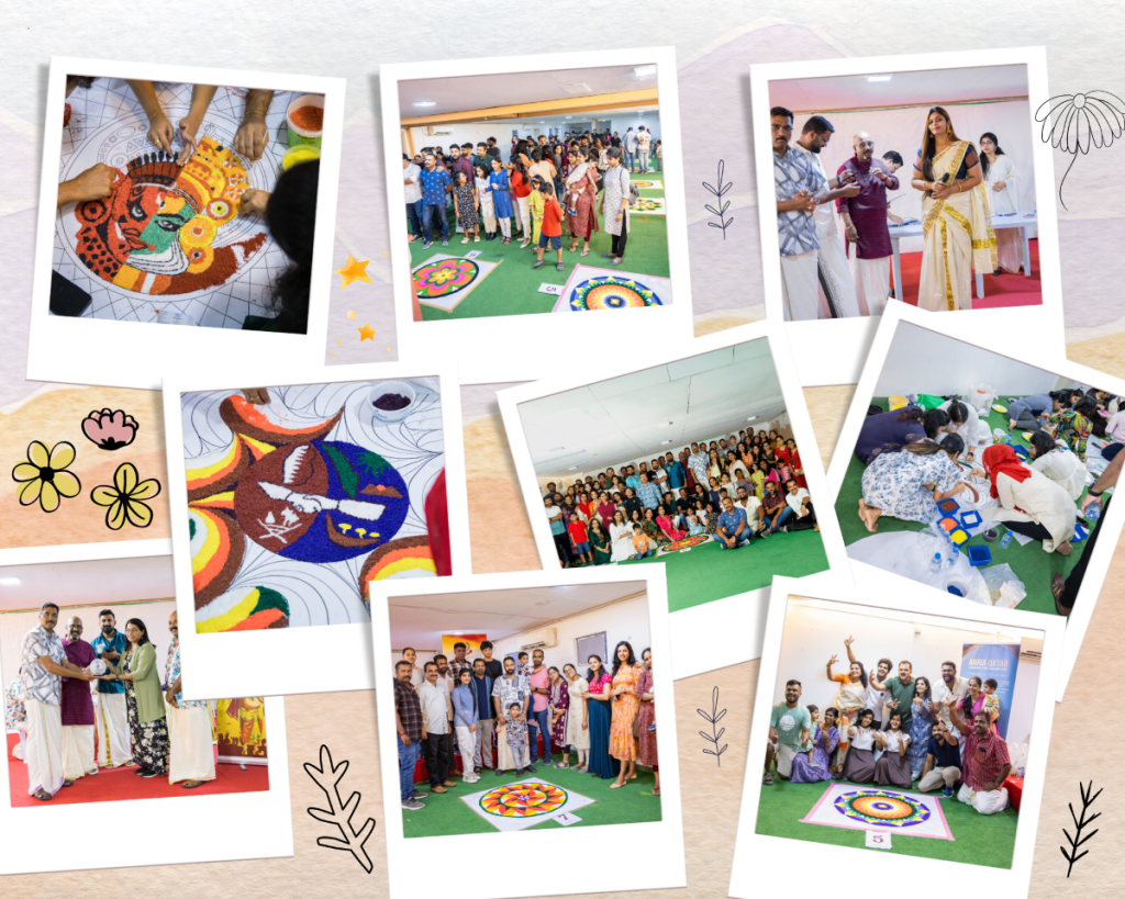 ANRIA Qatar Onam Pookkalam Competition 2024